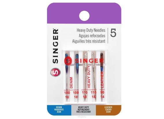 Universal Heavy Duty Needles, Assorted Sizes D240115 SINGER Accessories