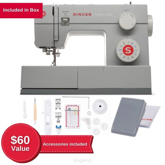 Heavy Duty 4423 Sewing Machine and Presser Foot Kit Bundle D24020 SINGER Machines
