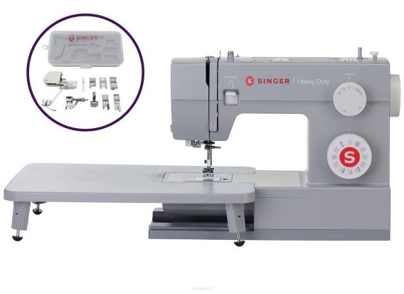 Heavy Duty 6380 Sewing Machine and Presser Foot Bundle D24023 SINGER Machines